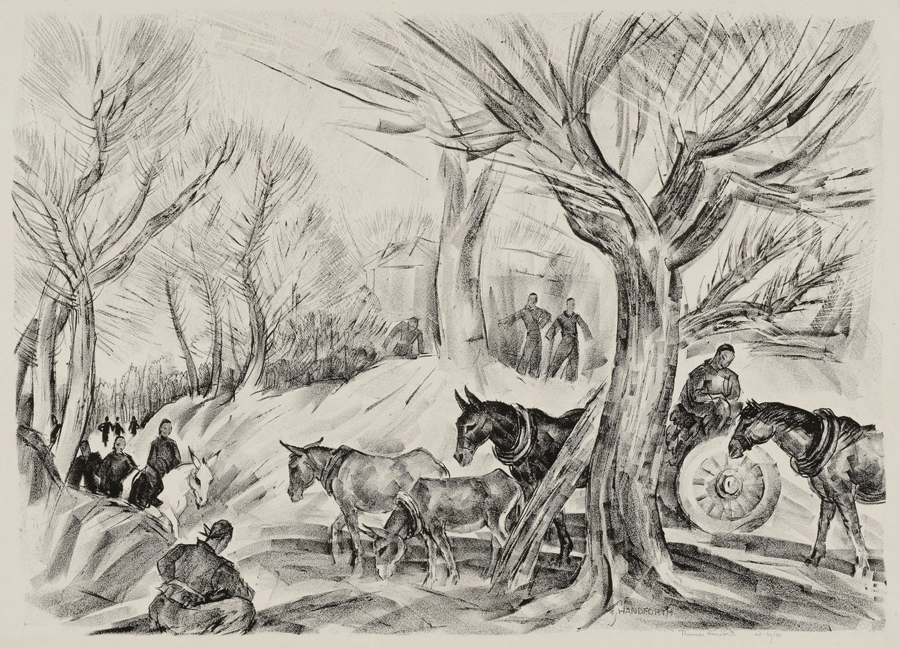 Landskap med figurer av Thomas Handforth