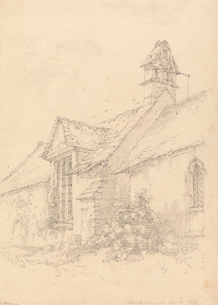 Brackenborough Church, Wiltshire av Thomas Hearne
