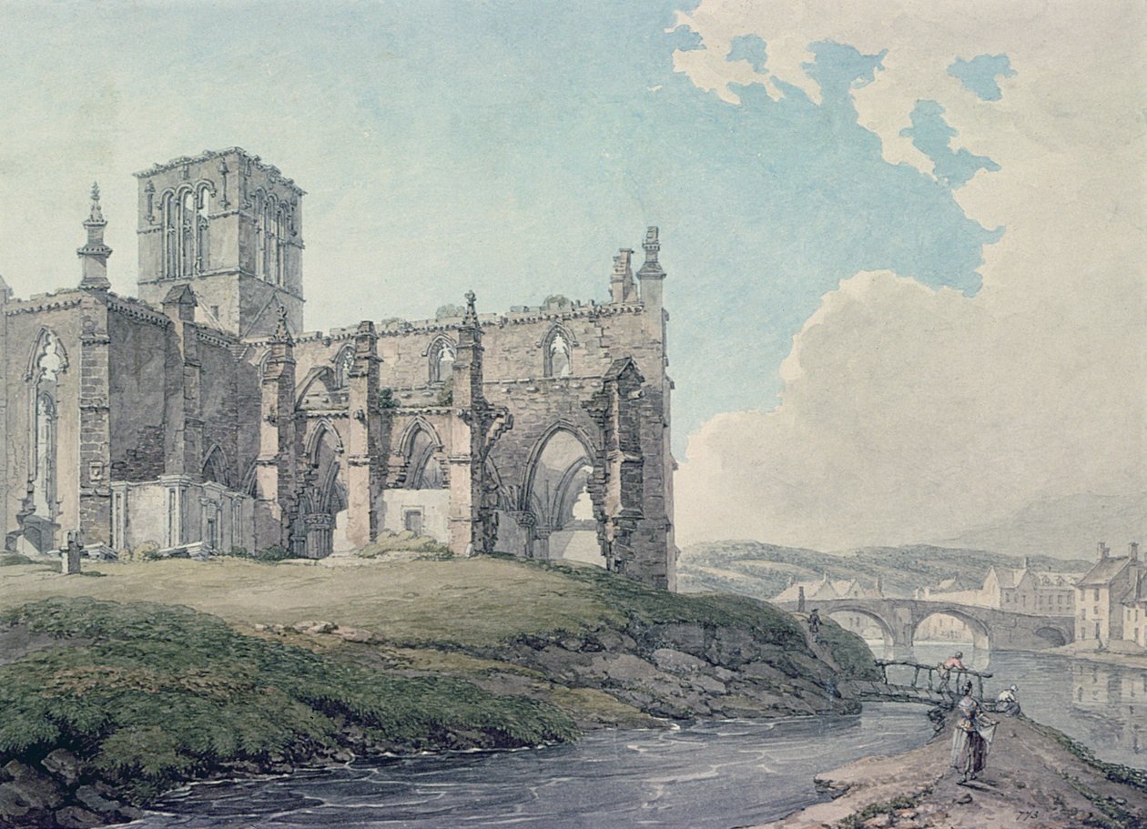 Prior Church, Haddington, 1786 swed av Thomas Hearne