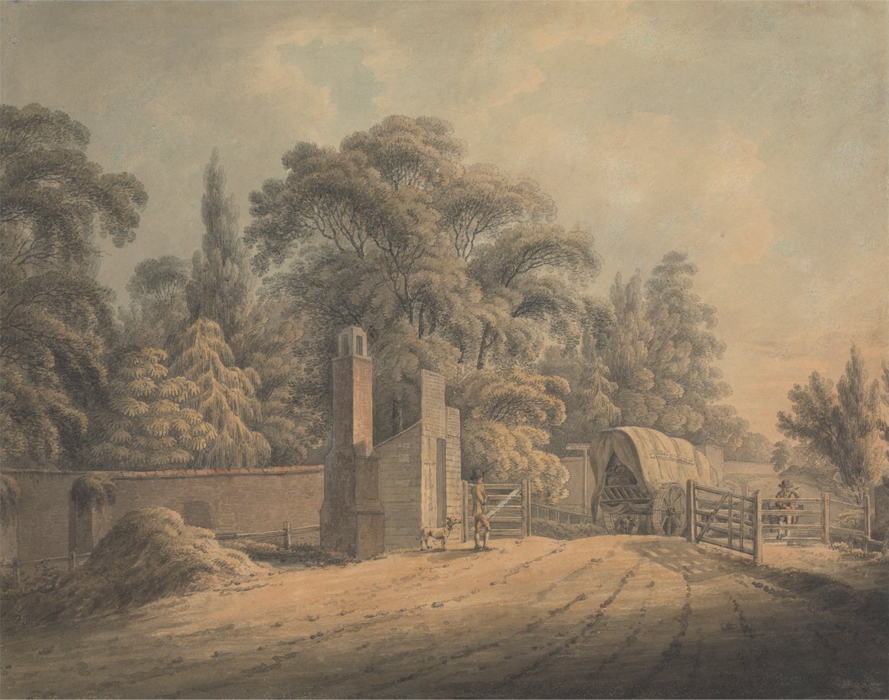 Bayswater Turnpike av Thomas Hearne