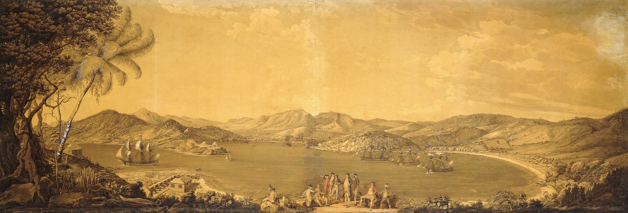 Utsikt över Antigua: English Harbour, Freeman
