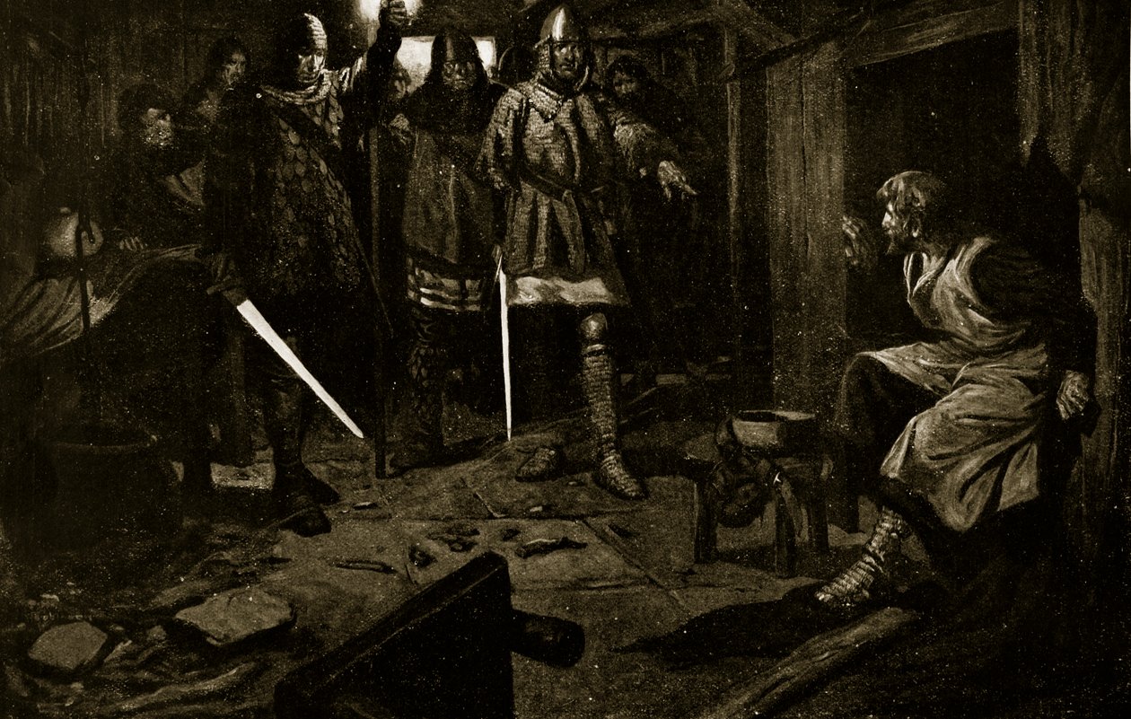 Tillfångatagandet av Sir William Wallace av Thomas Heath Robinson