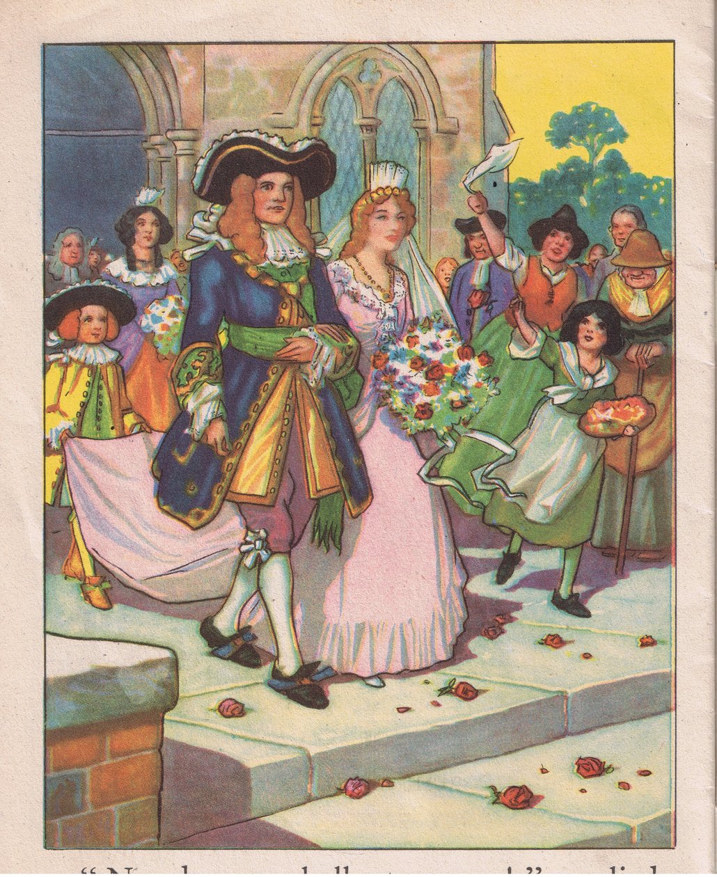 Bröllopet (litografi) av Thomas Heath Robinson