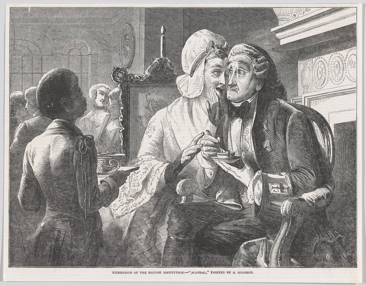 Scandal, från Illustrated London News, 15 februari 1851., 15 februari 1851. av Thomas Heaviside