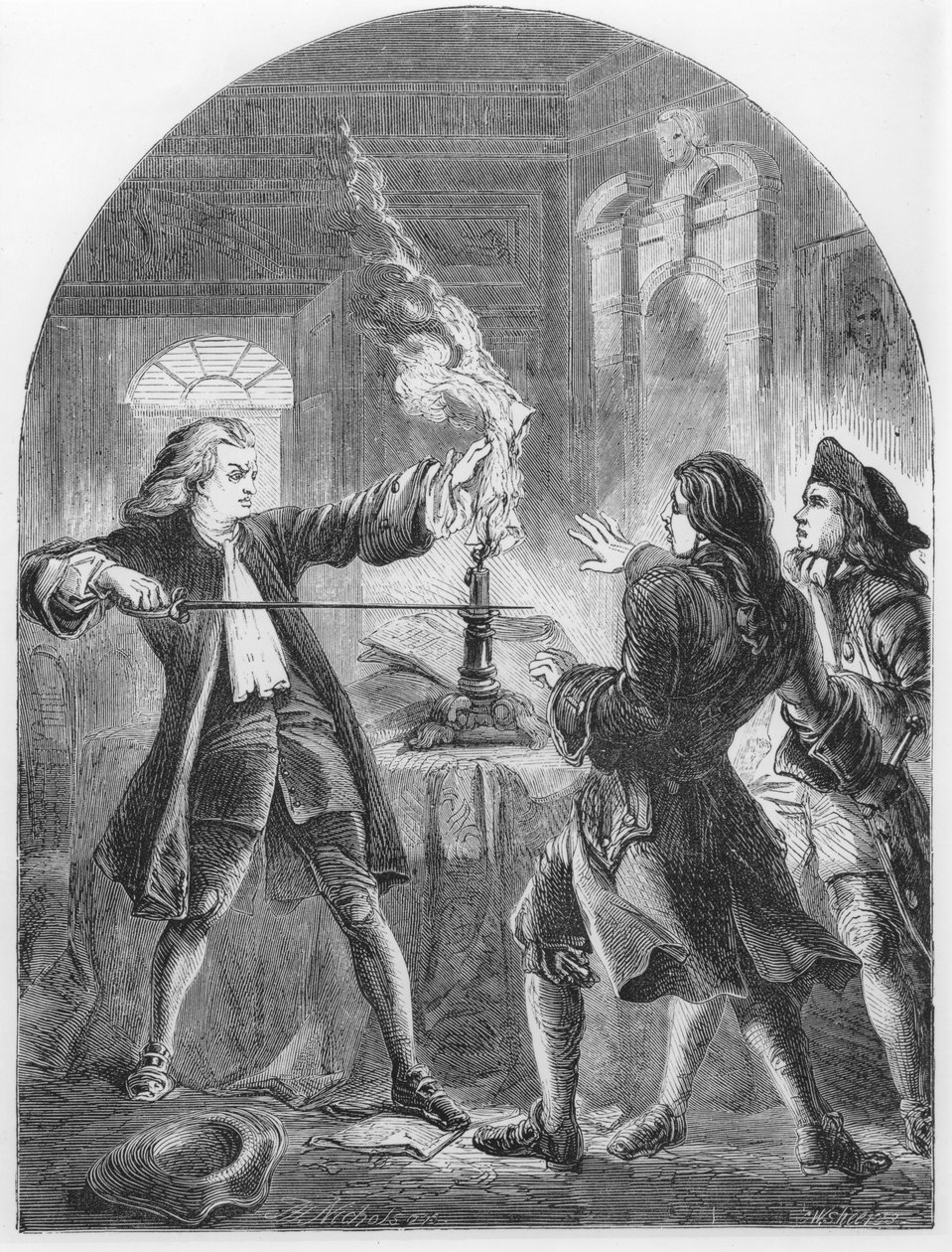 Kelly den icke-juridiske präst som förstör förrädiska dokument av Thomas Henry Nicholson