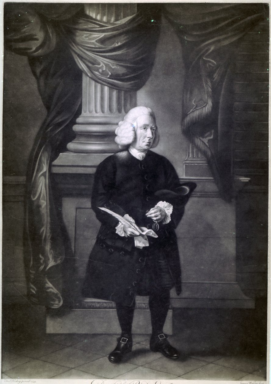 Daniel Race, graverad av James Watson, 1773 av Thomas Hickey