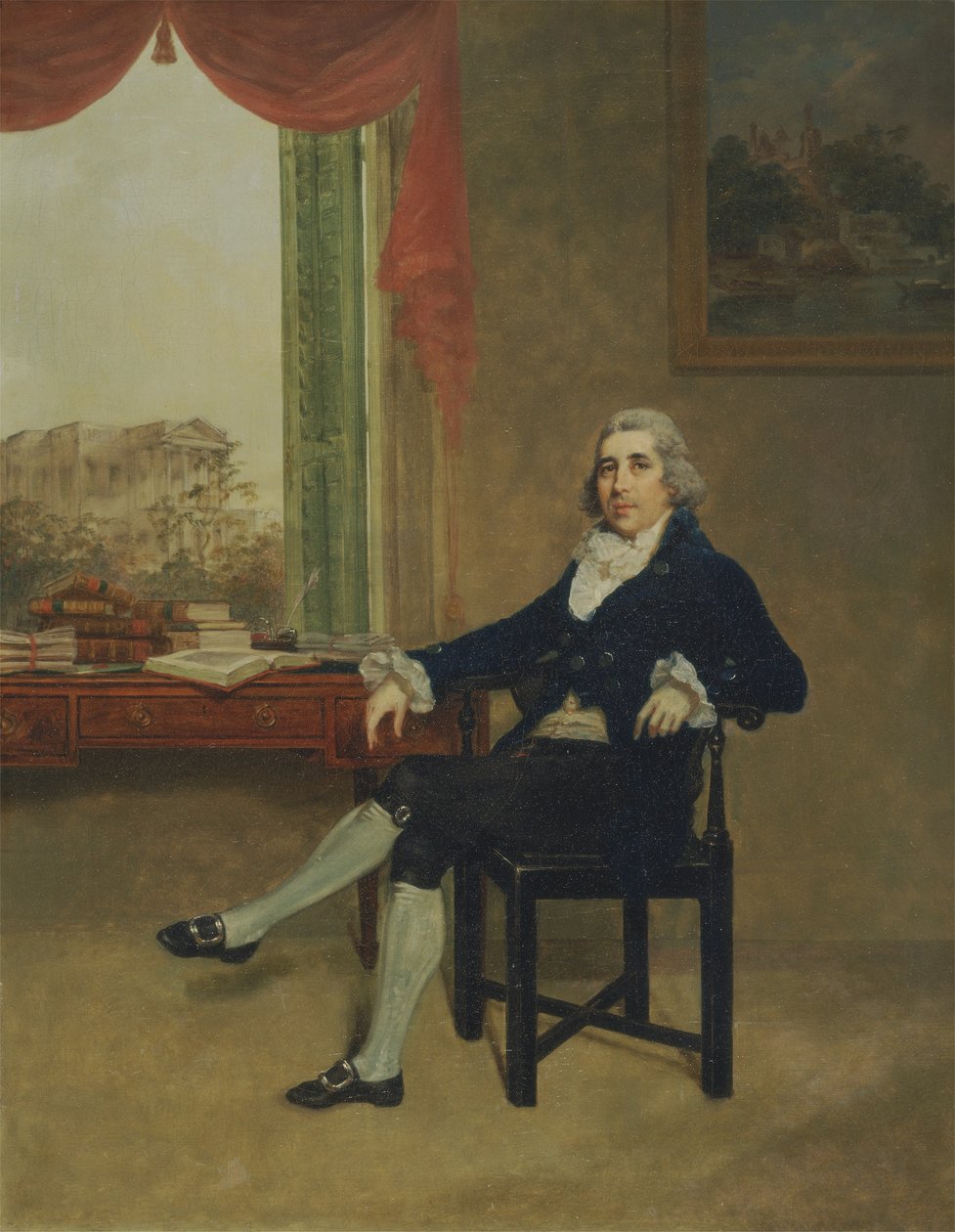 Thomas Graham (1748-1843) Baron Lynedoch av Balgowan, ca 1790 (olja på duk) av Thomas Hickey