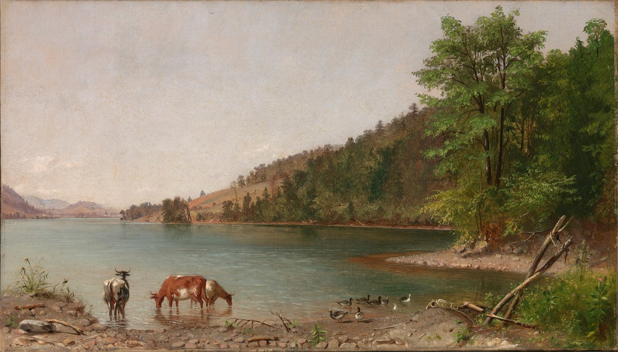 (litet landskap) av Thomas Hicks