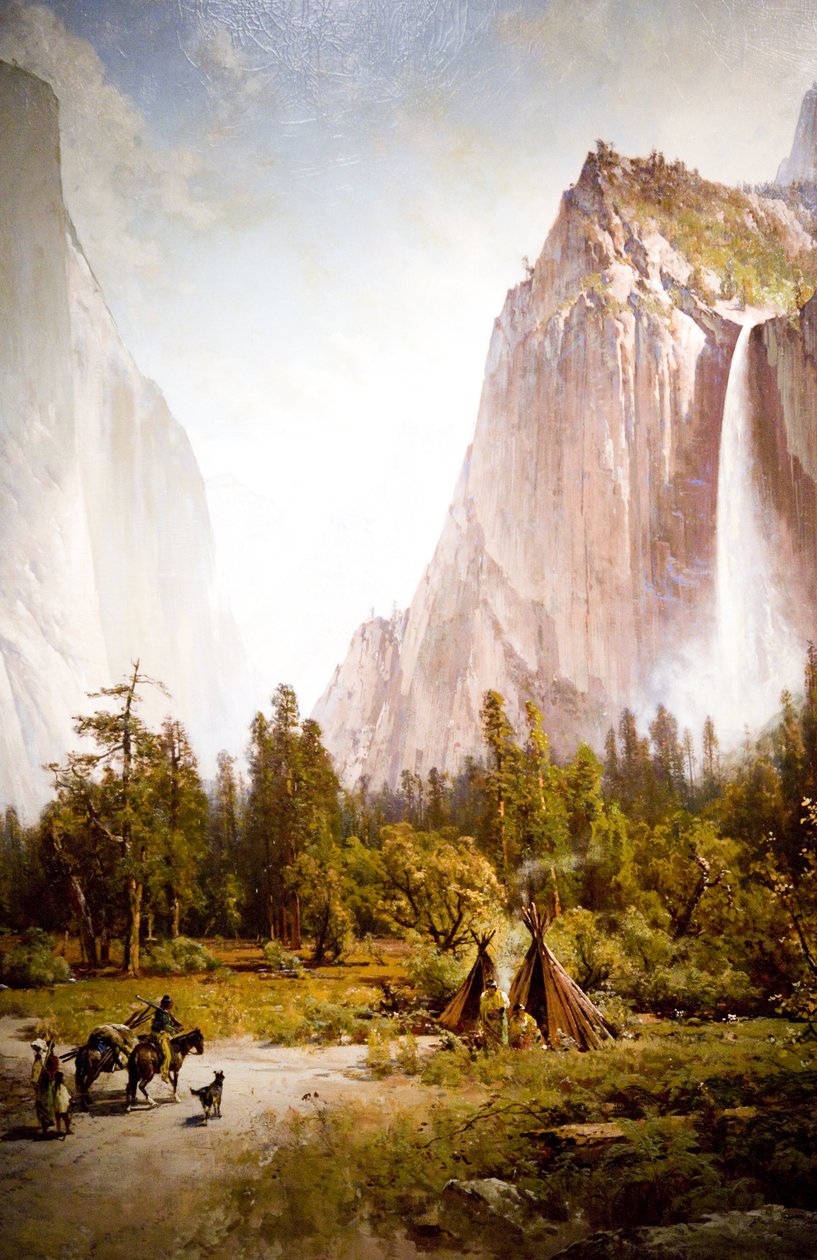 Yosemite Valley (El Capitan & Bridal Veil Falls) av Thomas Hill