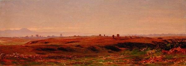 Landskapsskiss av Thomas Hiram Hotchkiss