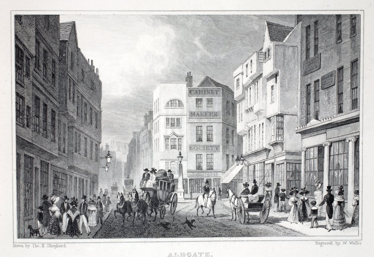 Aldgate, från puben "London and it