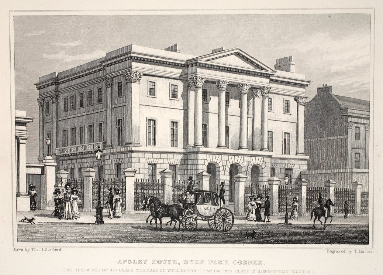 Apsley House, Hyde Park Corner, från puben "London and it