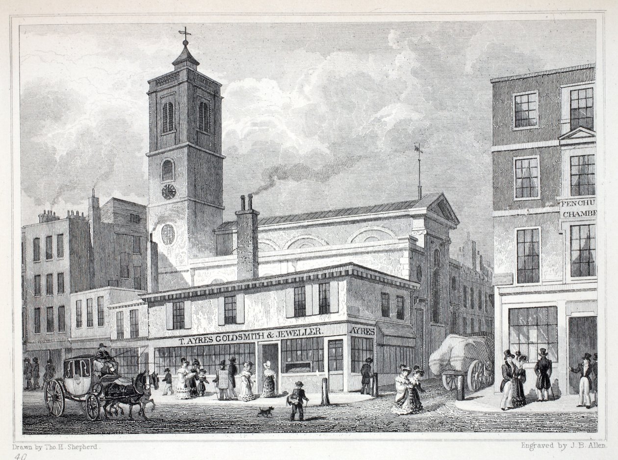 Church of St Dionis, Backchurch, från puben "London and it