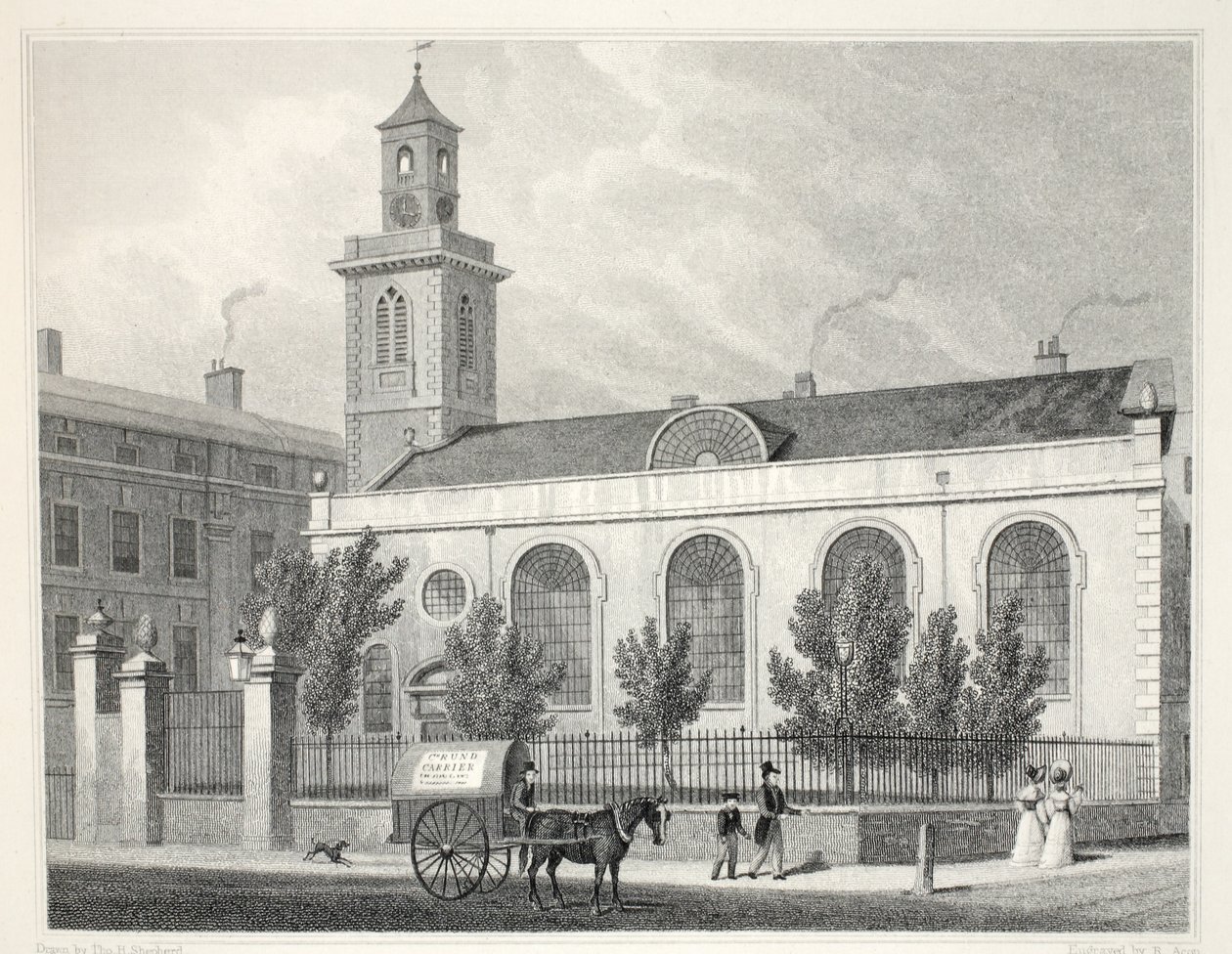 Church of St Mary, Aldermanbury, från "London and it