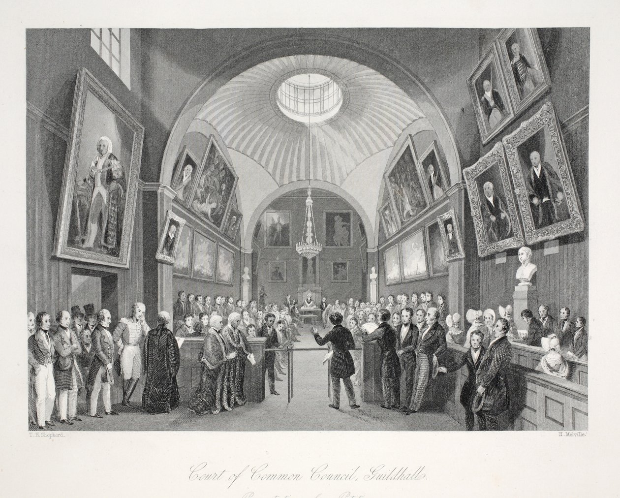 Court of Common Council, Guildhall, från puben 