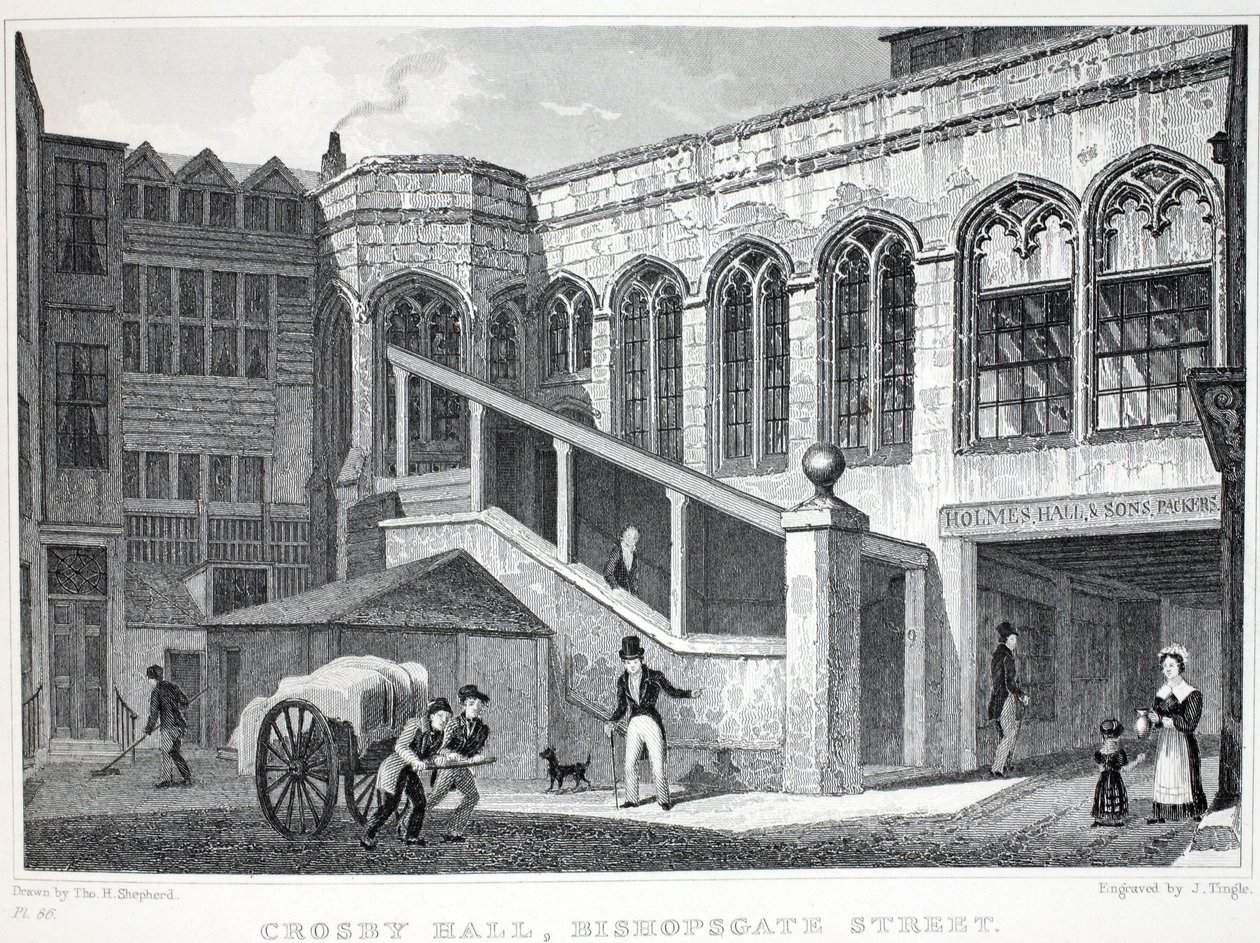 Crosby Hall, från puben "London and it