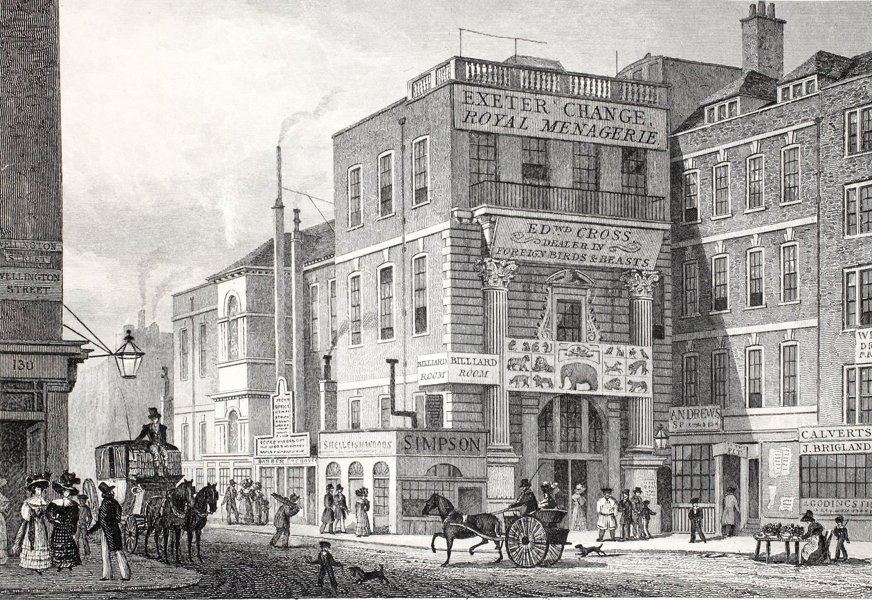 Exeter Change, Strand, från puben "London and it