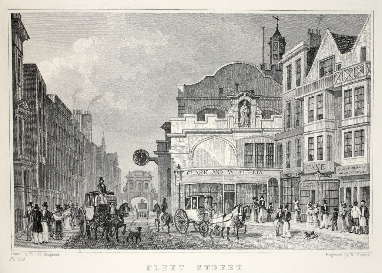 Fleet Street, från puben "London and it
