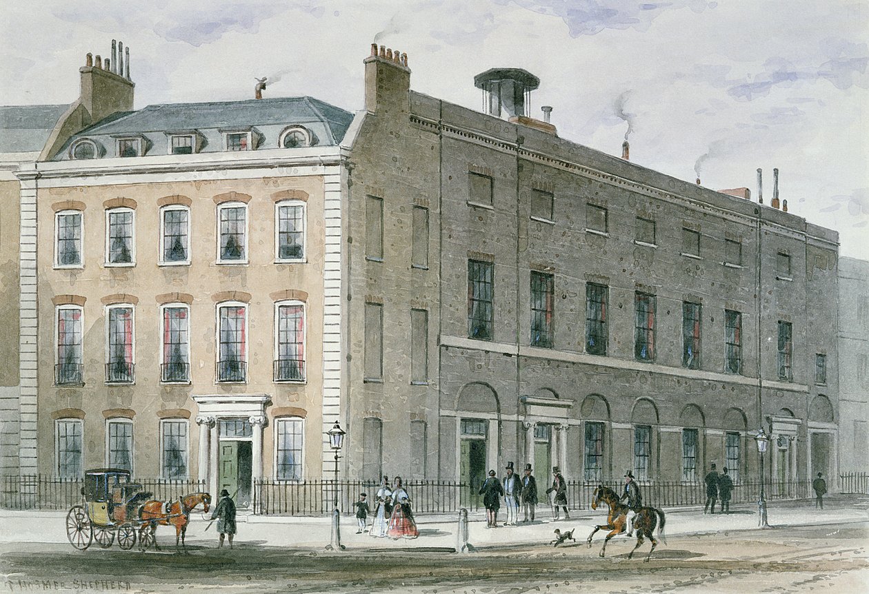 Hanover Square rum för konserter av Thomas Hosmer Shepherd
