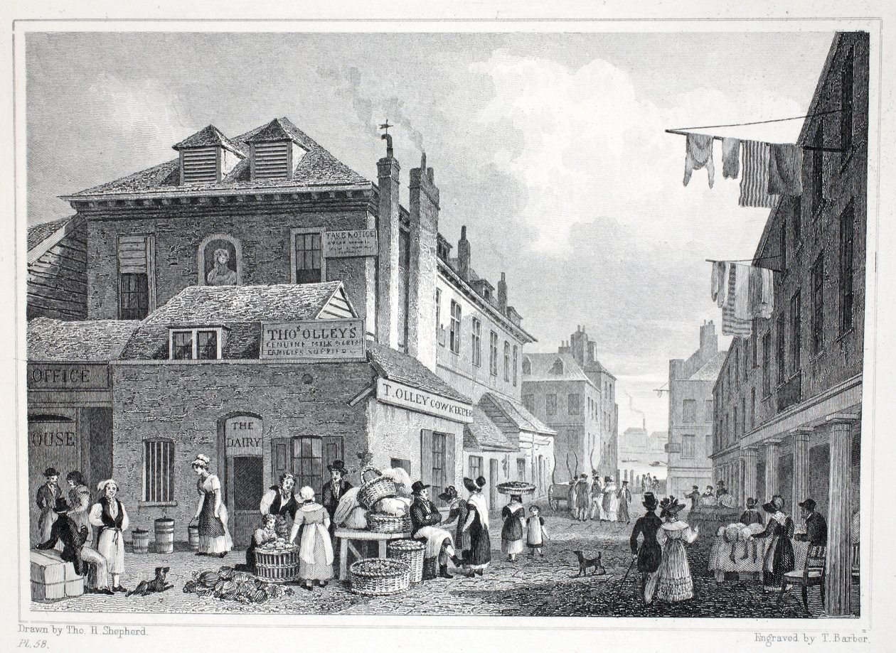 Hungerford Market, Strand, från "London and it