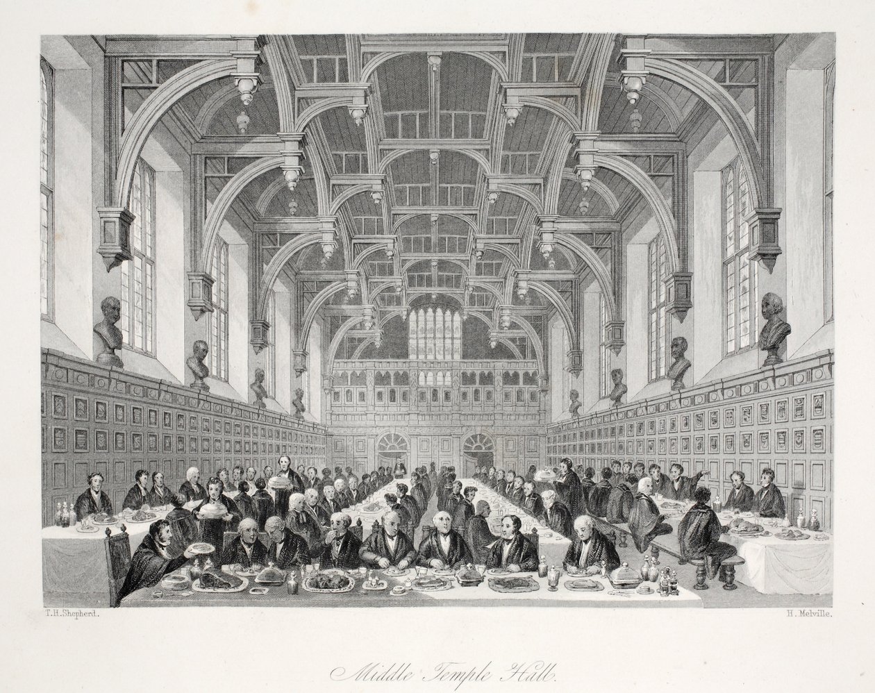 Middle Temple Hall, från puben 