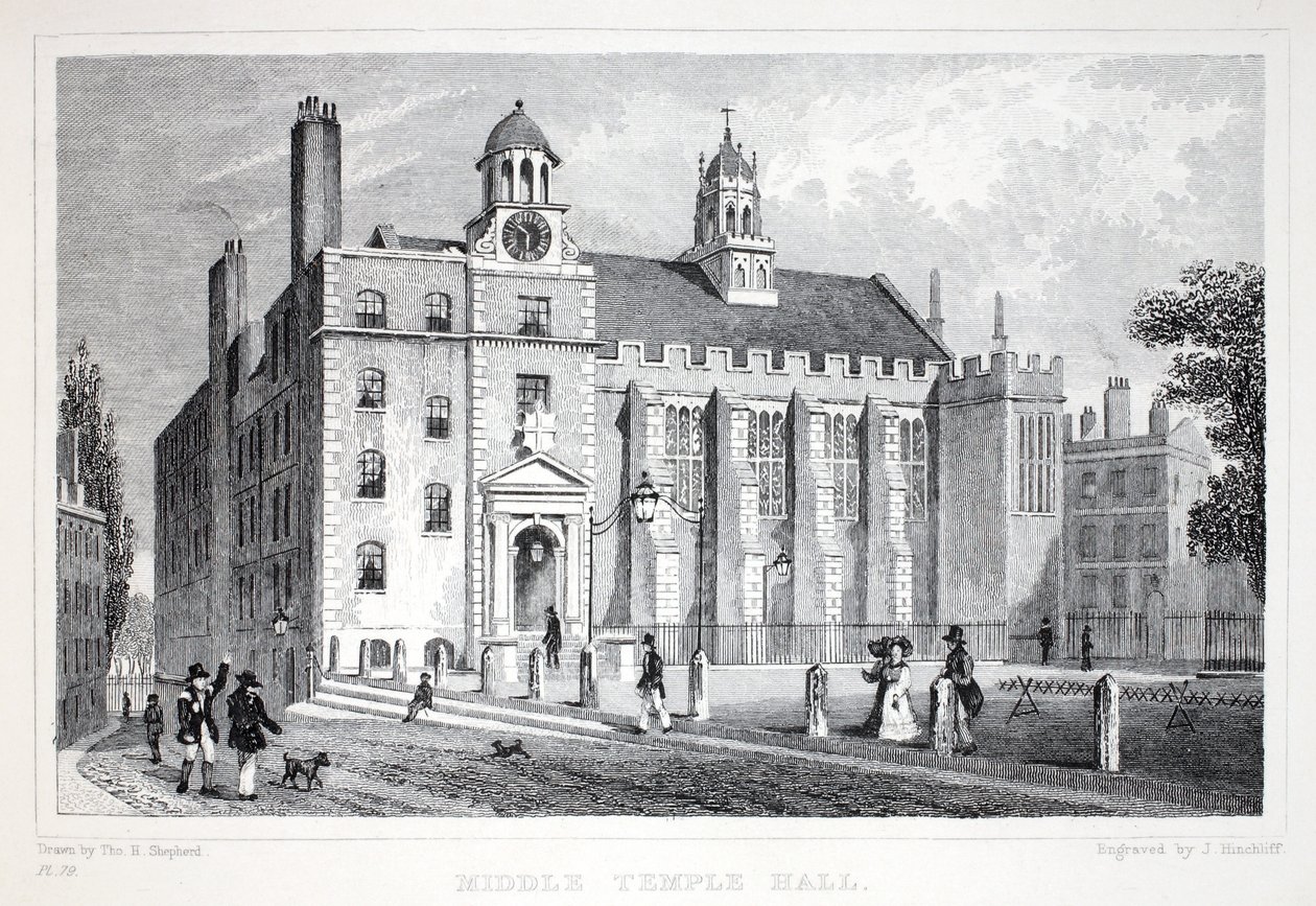 Middle Temple, från "London and it