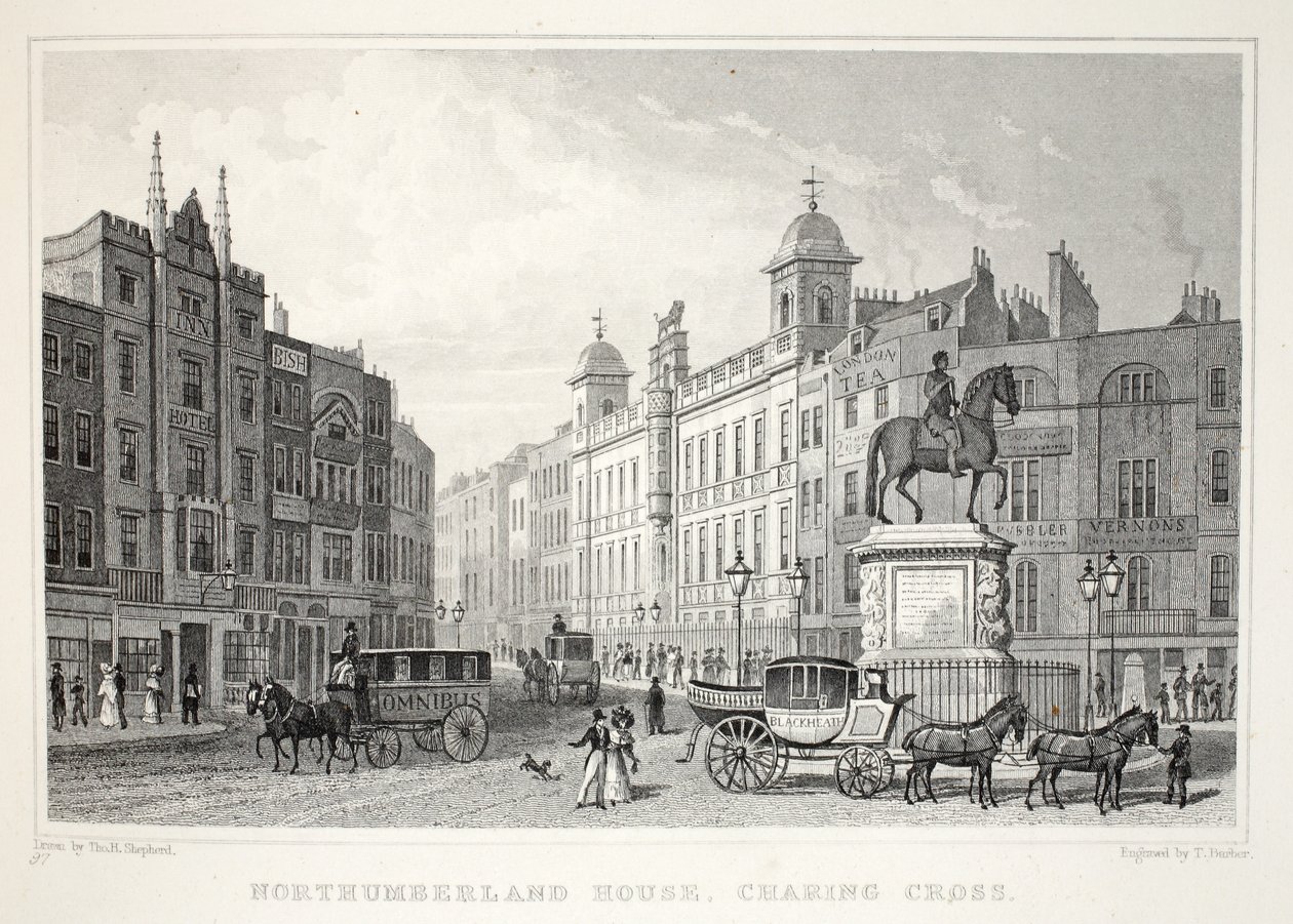Northumberland House, Strand, från puben "London and it