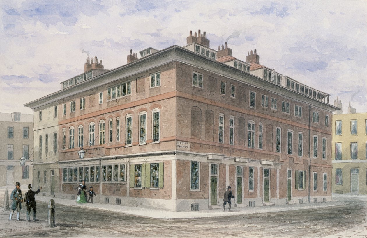 Old House på New Street Square, testamenterat av Agar Harding till Goldsmith