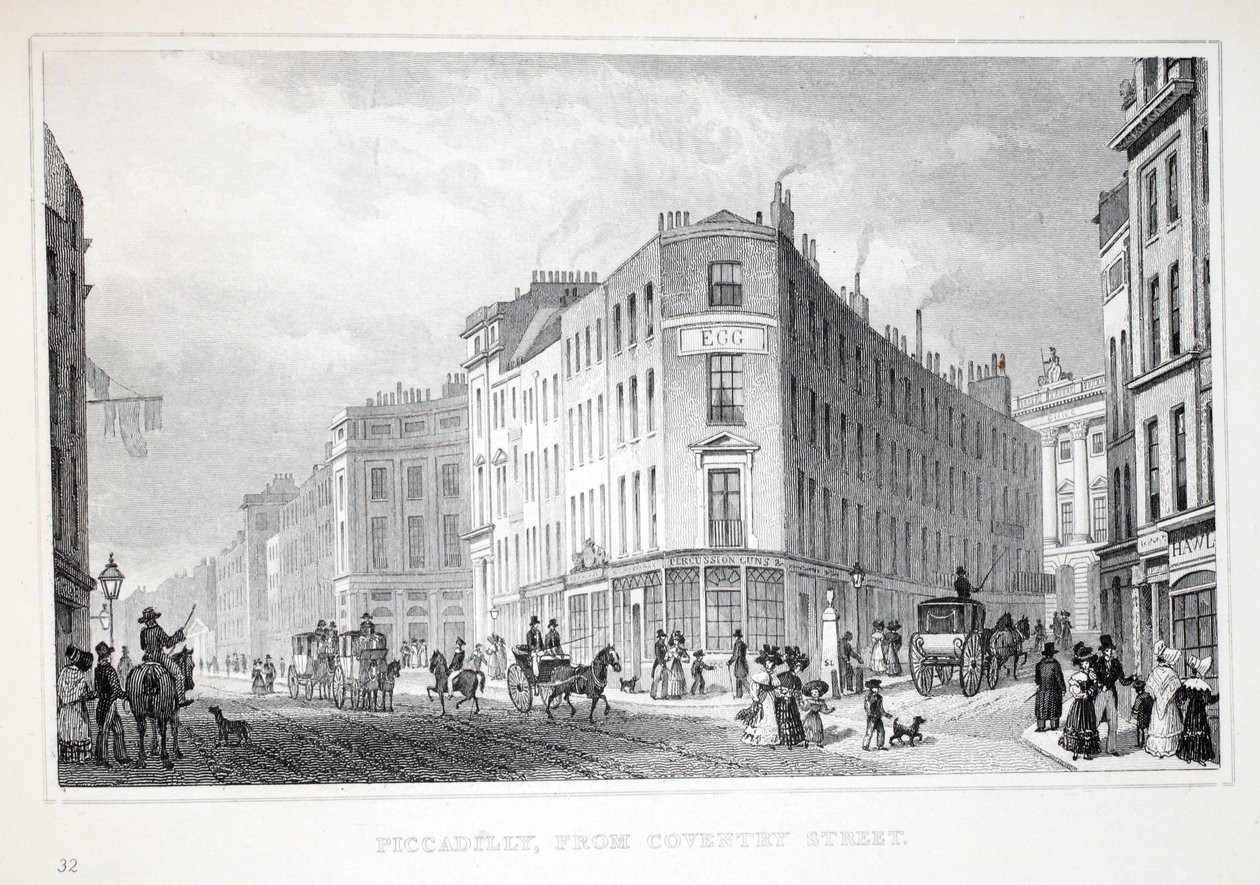 Piccadilly, från Coventry Street, från puben "London and it