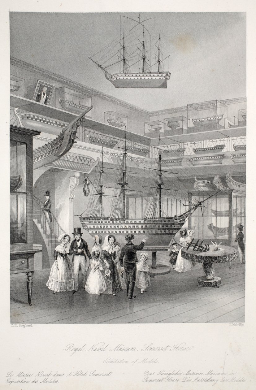 Royal Naval Museum, Somerset House, från puben 