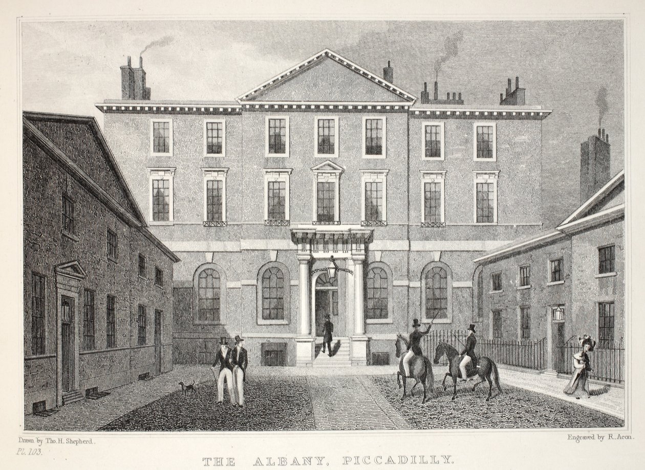The Albany, Piccadilly, från puben "London and it