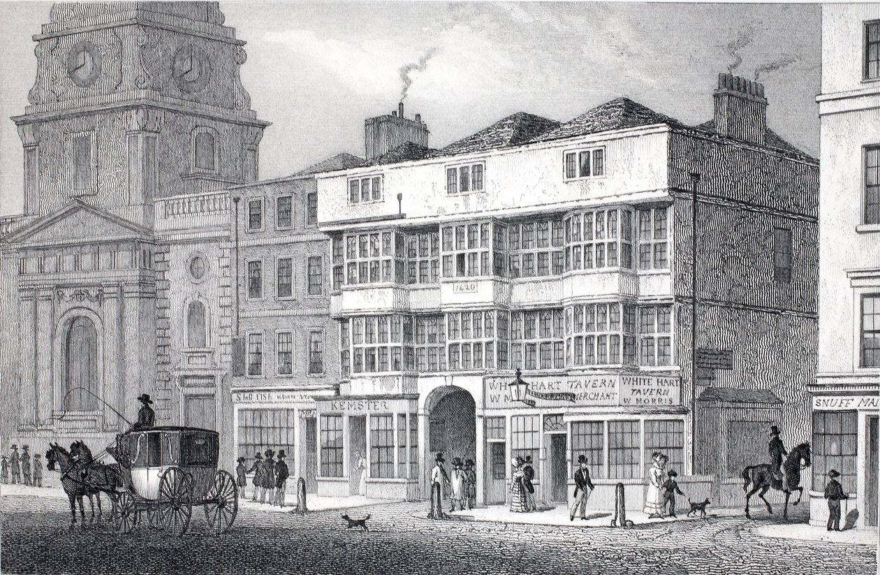The Old White Hart Tavern, Bishopsgate Street, från puben "London and it