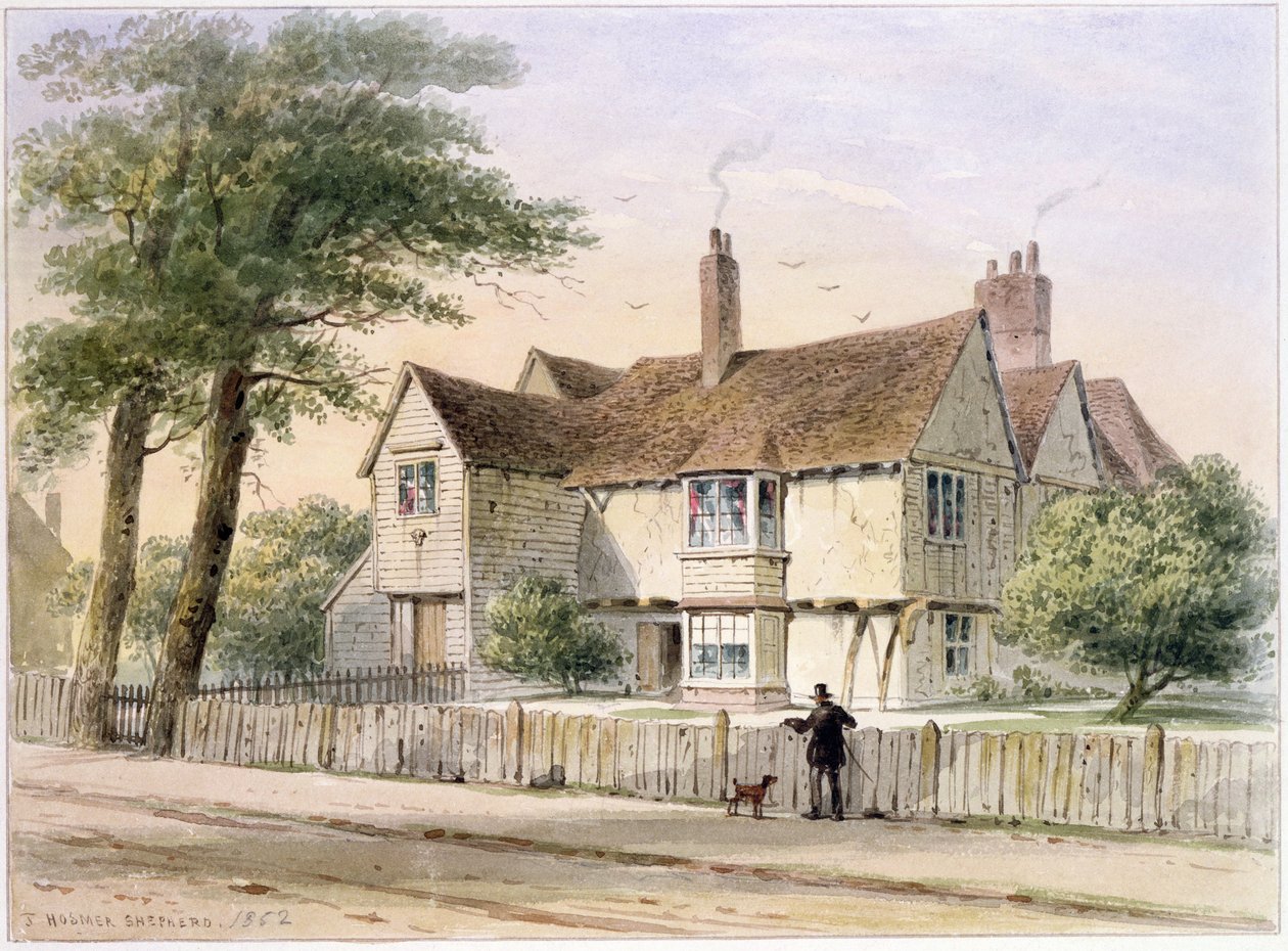 The Retorial House, Newington Butts, 1852 av Thomas Hosmer Shepherd