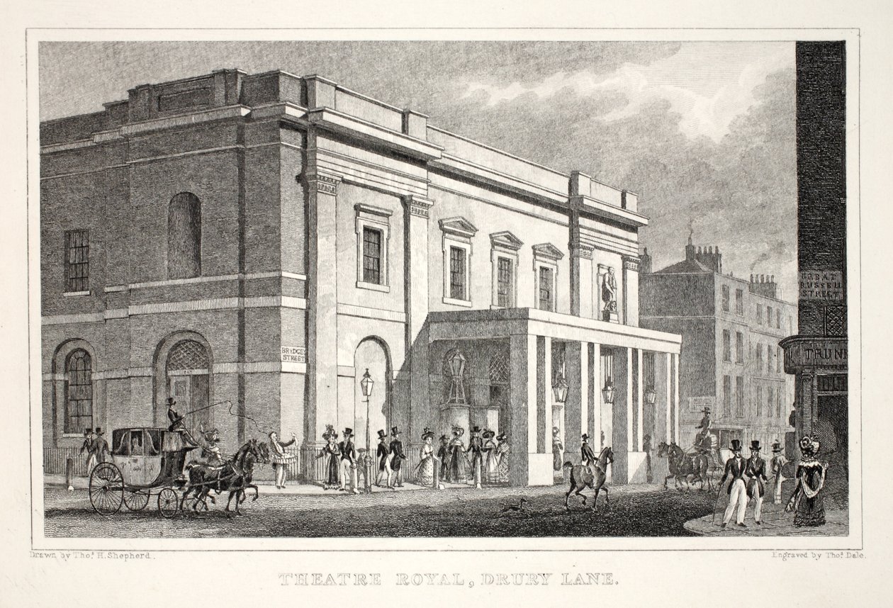 Theatre Royal, Drury Lane, från puben "London and it
