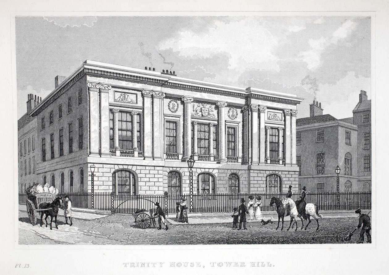 Trinity House, Tower Hill, från puben "London and it