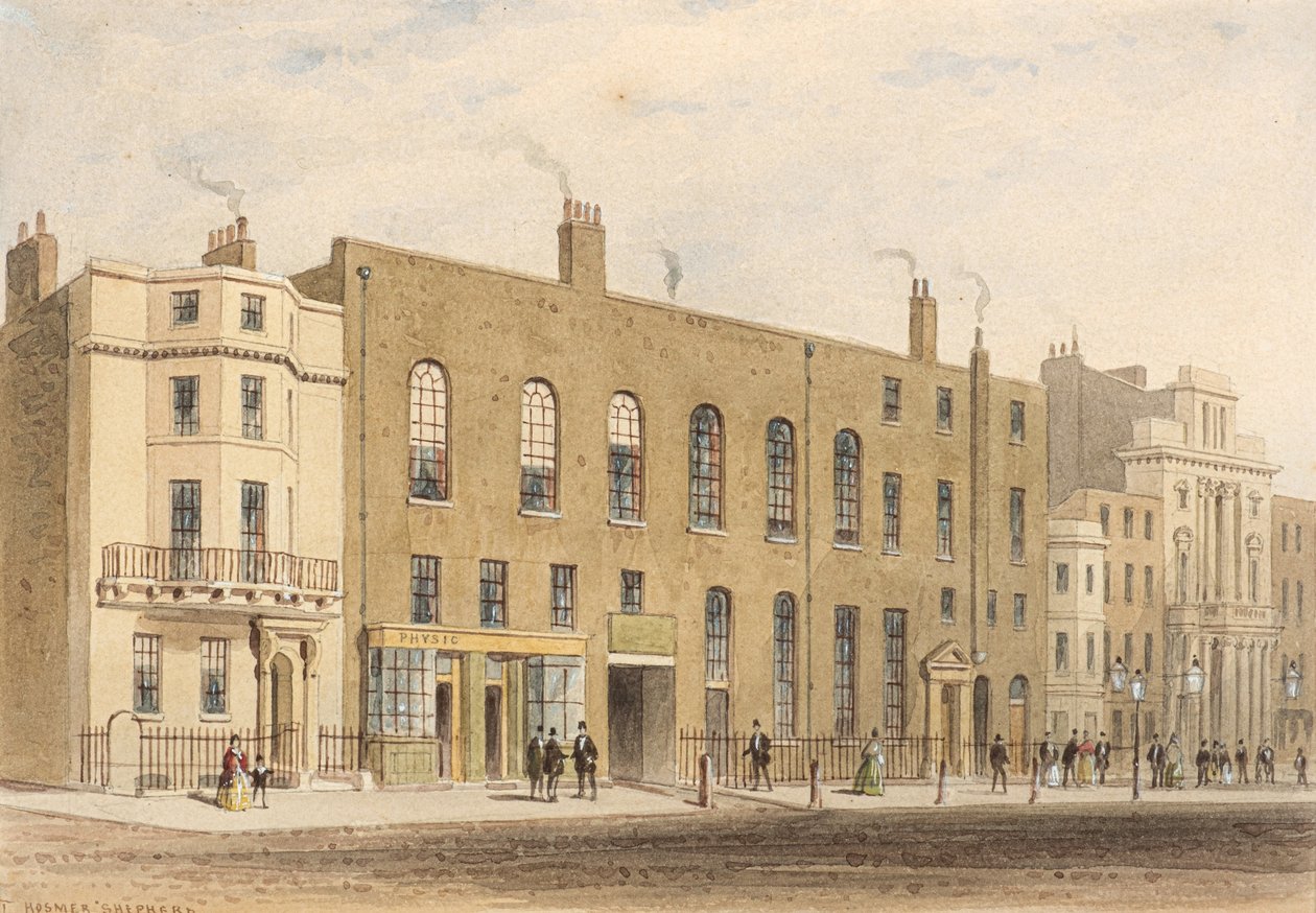 Willis Rooms, King Street, London (akvarell) av Thomas Hosmer Shepherd