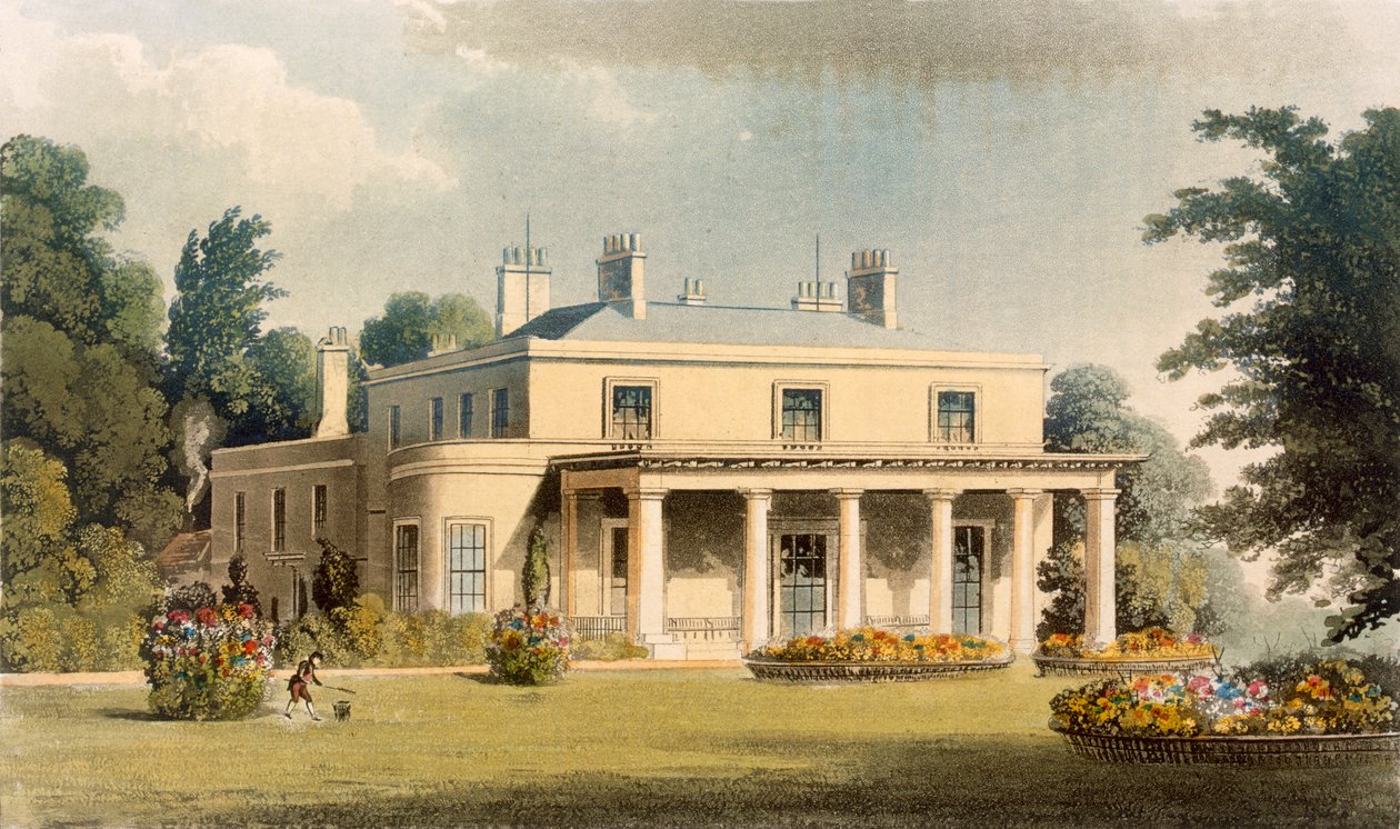 Wimbledon Park, från R. Ackermanns (1764-1834) 