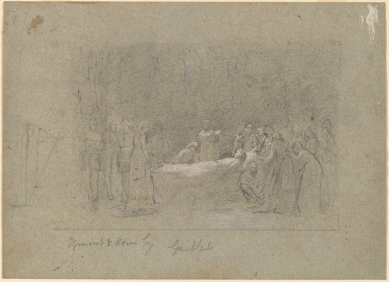Egmont och Hoorn av Thomas Hovenden after Bernard Gaillot