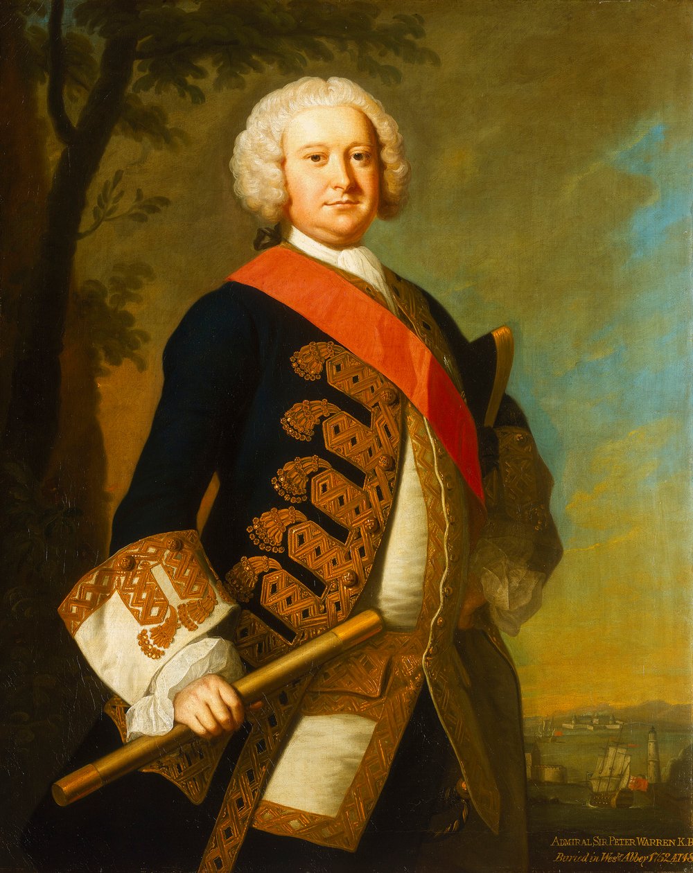 Amiral Sir Peter Warren (1703-1752) av Thomas Hudson