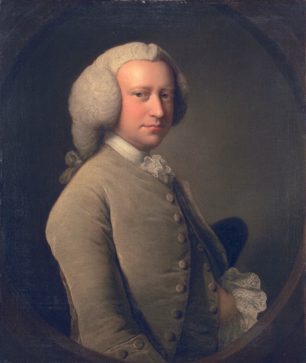 Dr Isaac Schomberg, ca 1750-60 av Thomas Hudson