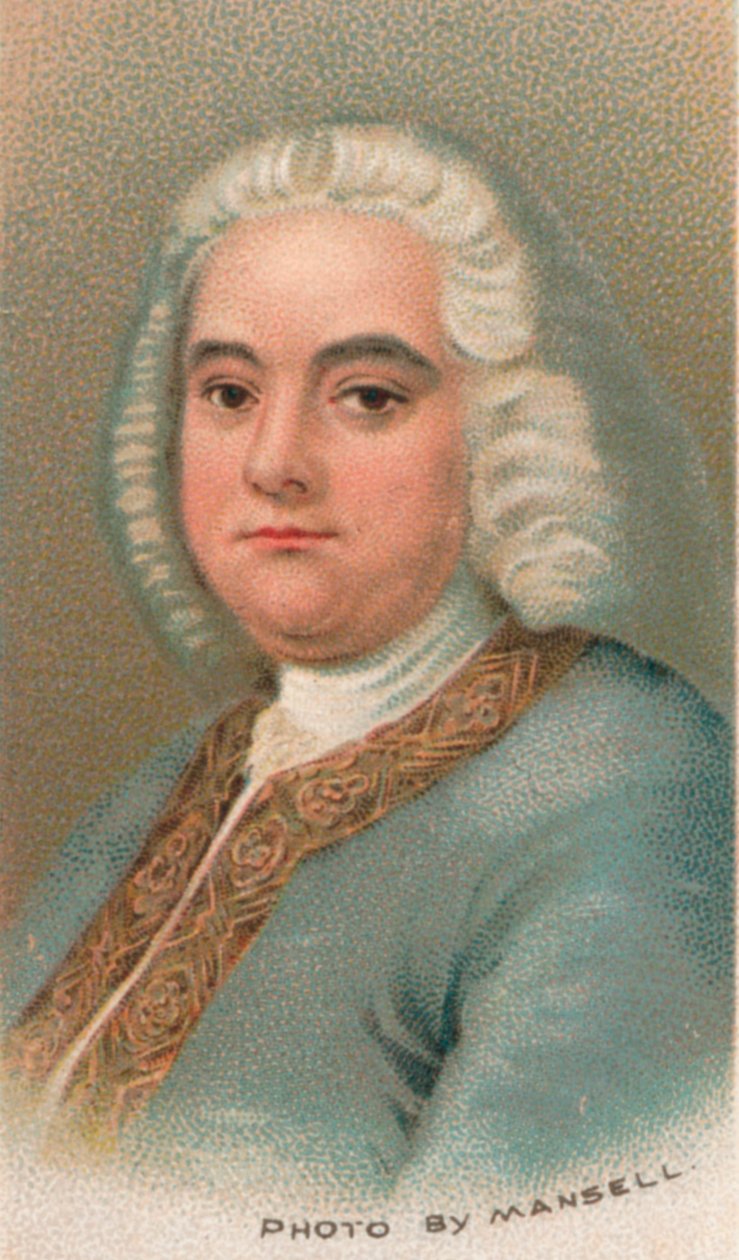 George Frideric Handel 1685-1759, tyskfödd brittisk kompositör, 1911 av Thomas Hudson