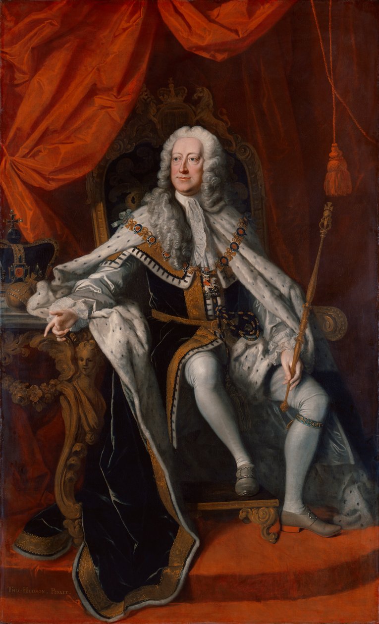 Kung George II av Thomas Hudson