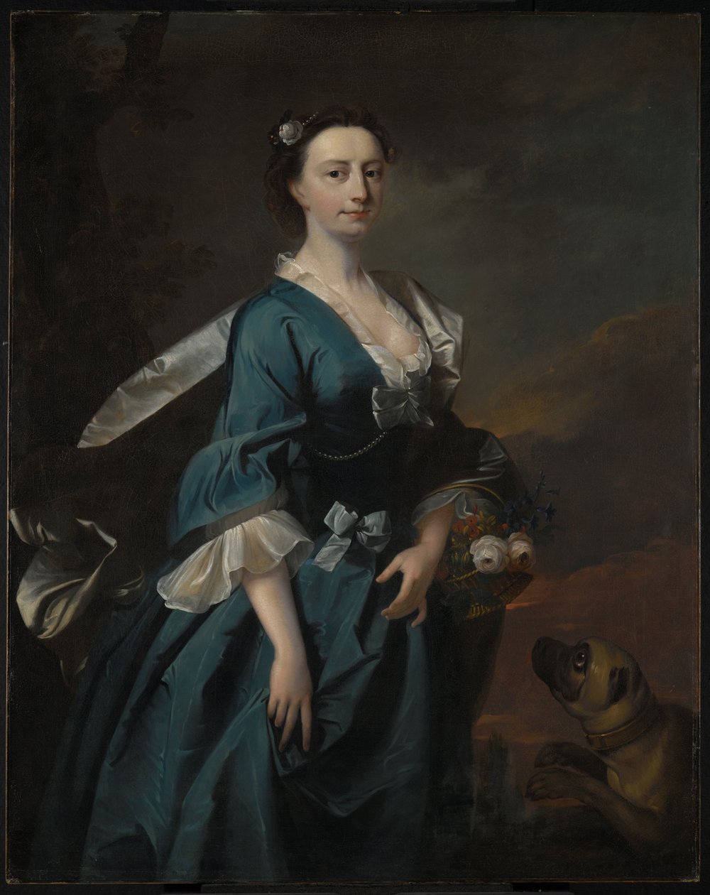 Mrs. John Wendt, ca 1745 (olja på duk) av Thomas Hudson