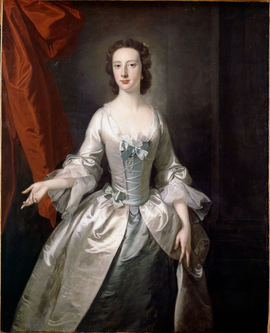 Porträtt av en dam av Thomas Hudson