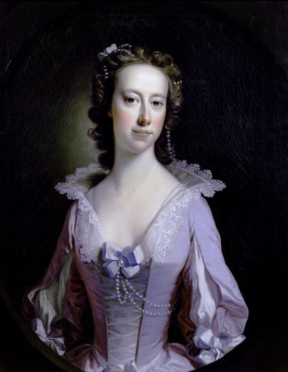 Porträtt av en dam av Thomas Hudson