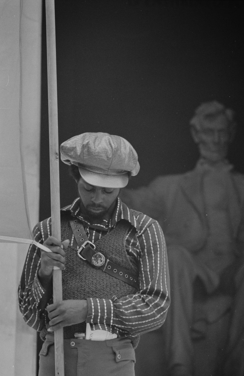 Black Panther Convention, Lincoln Memorial av Thomas J. O