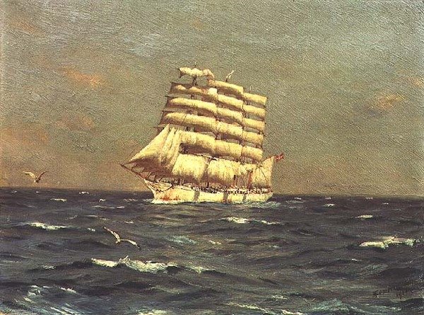 Danskt handelsskepp, Viking av Thomas J. Somerscales