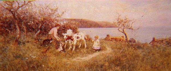 Mata kalvarna av Thomas James Lloyd