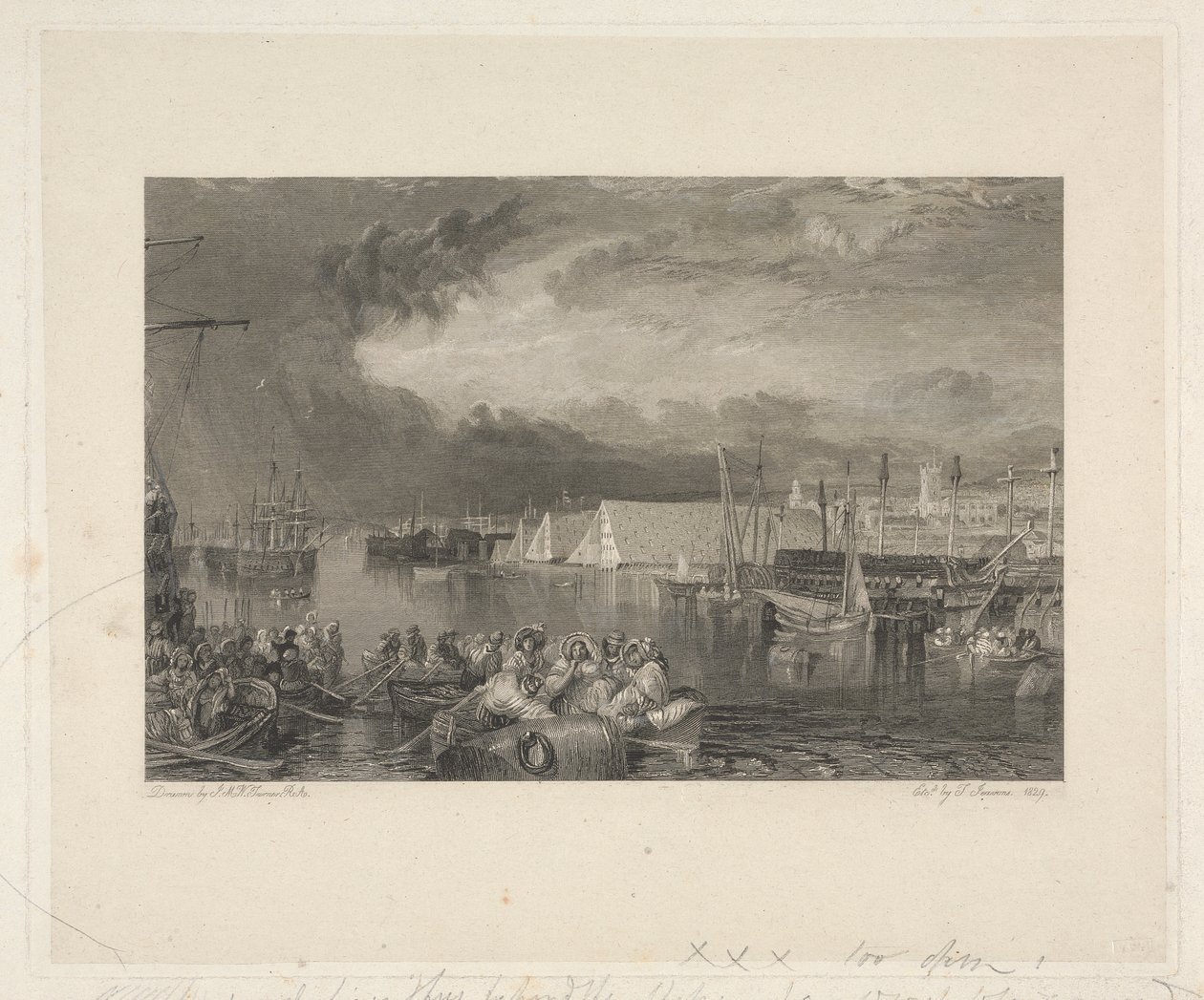 Devonport och Dockyard, Devonshire av Thomas Jeavons