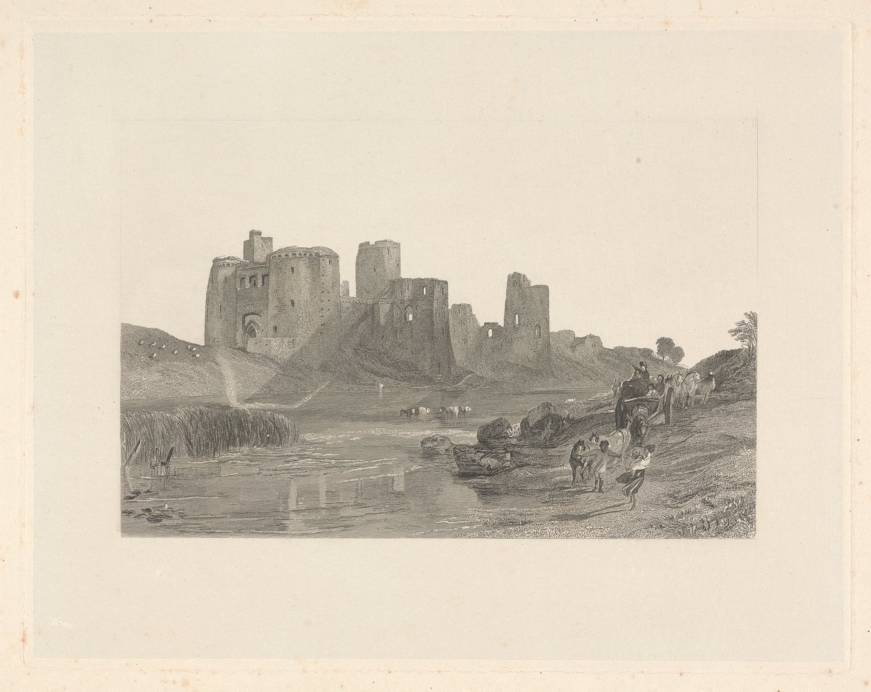 Kidwelly Castle, södra Wales av Thomas Jeavons